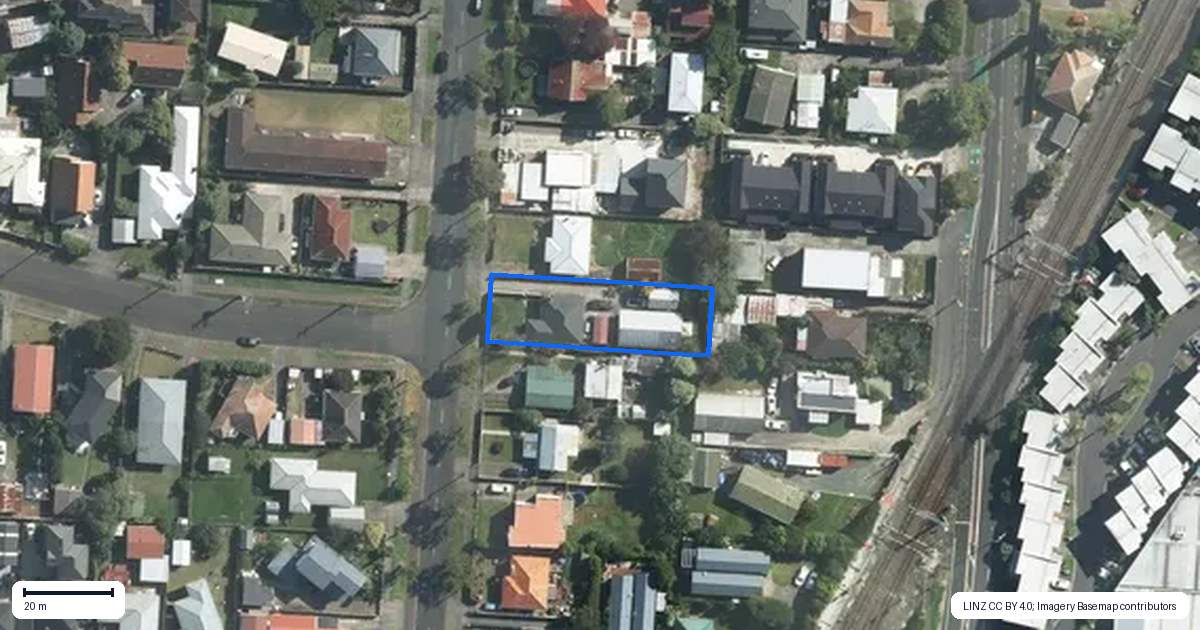 Property context map for 20A Arran Street, Avondale, Auckland