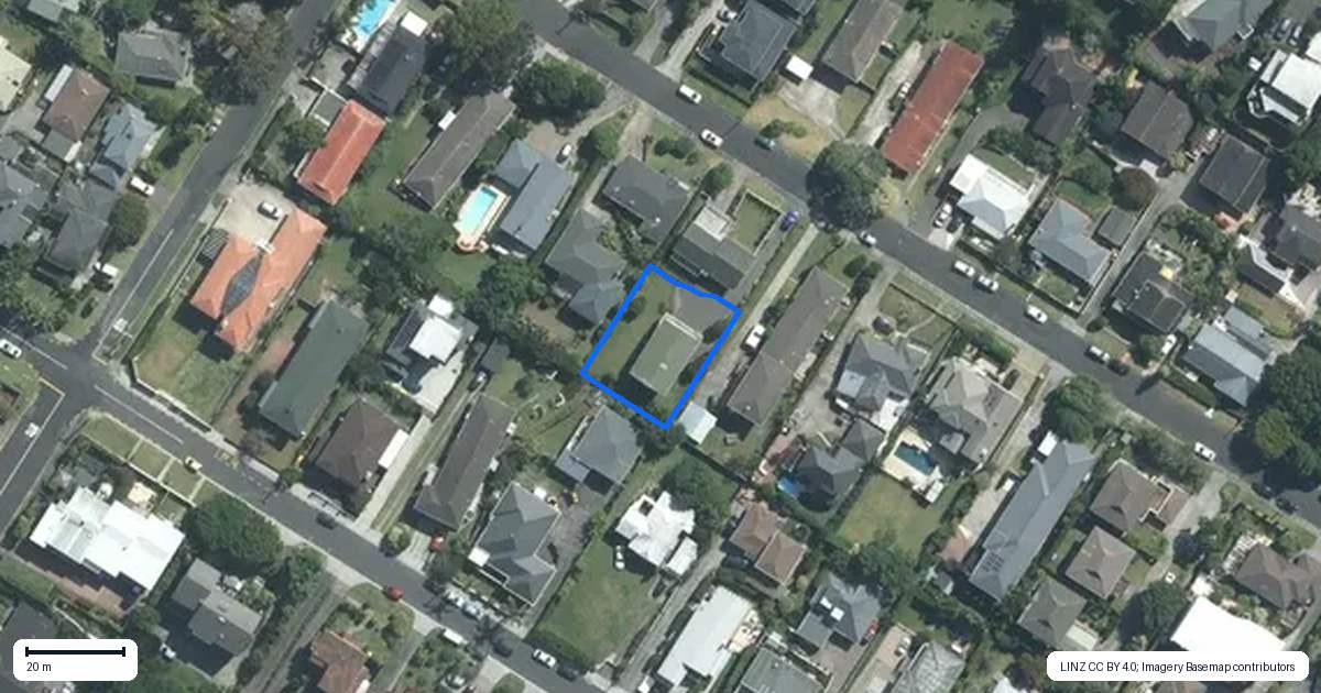 Property context map for 26B Sydney Street, Hauraki, Auckland