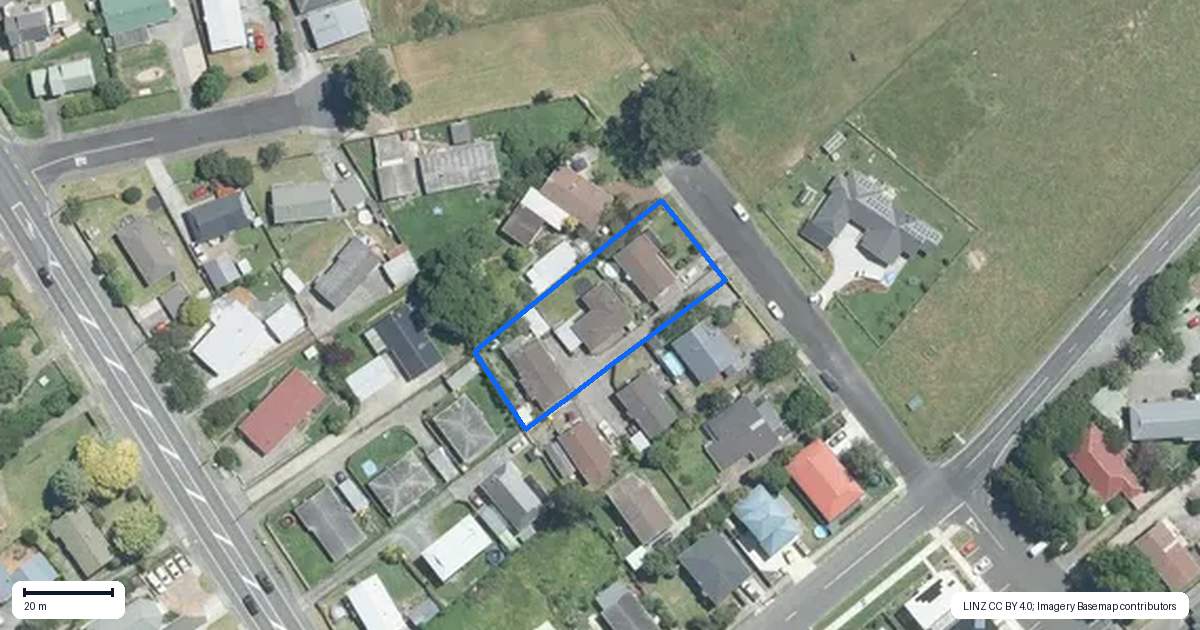 Property context map for 1/21 Murray Street, Drury