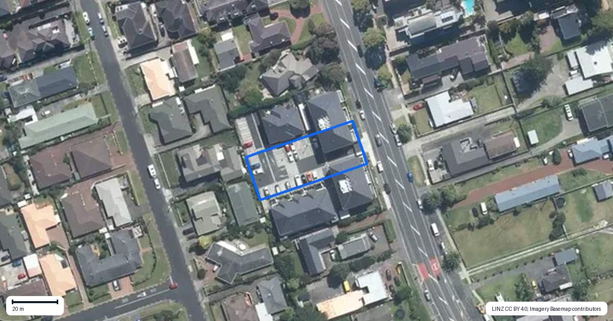 Property context map for 5/392 Hibiscus Coast Highway, Orewa