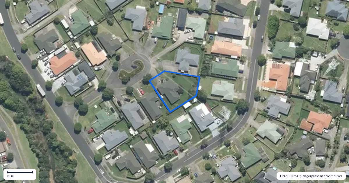 Property context map for 7 Gretton Court, Flat Bush, Auckland