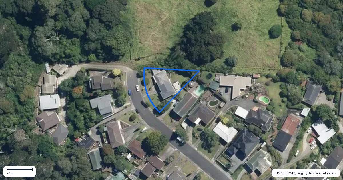 Property context map for 57B Bel Air Drive, Hillsborough, Auckland