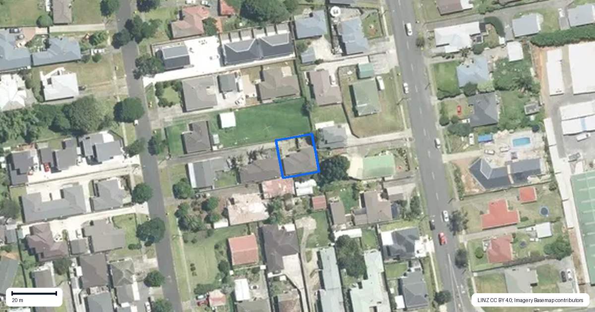Property context map for 22B Collie Road, Pukekohe