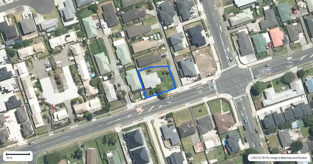 Property context map for 76 Manuroa Road, Takanini, Auckland