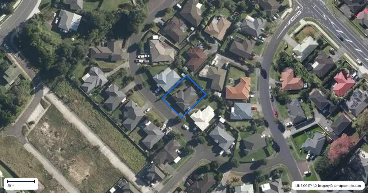 Property context map for 14 Ferngrove Avenue, Ranui, Auckland
