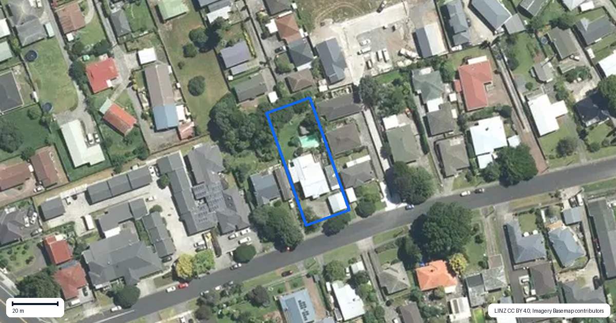Property context map for 10 Trentham Road, Papakura