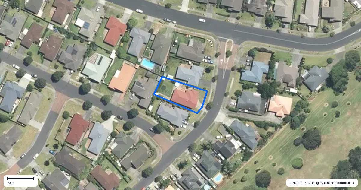 Property context map for 5 Blackwood Drive, Wattle Downs, Auckland