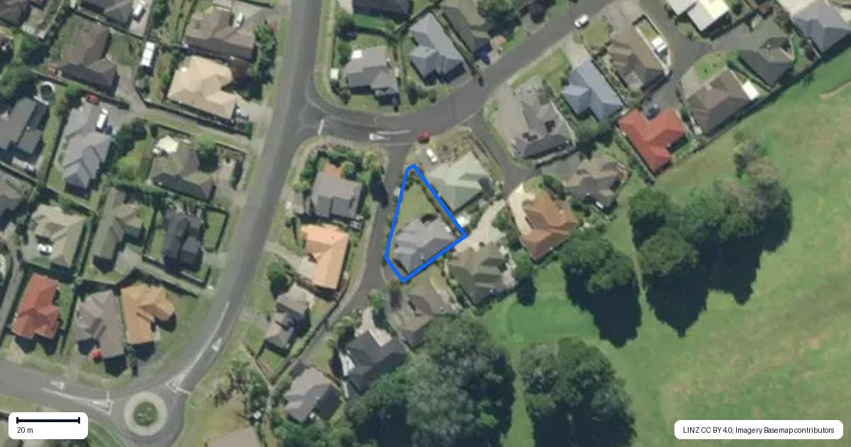 Property context map for 14 Lochiel Place, Te Kamo, Whangarei