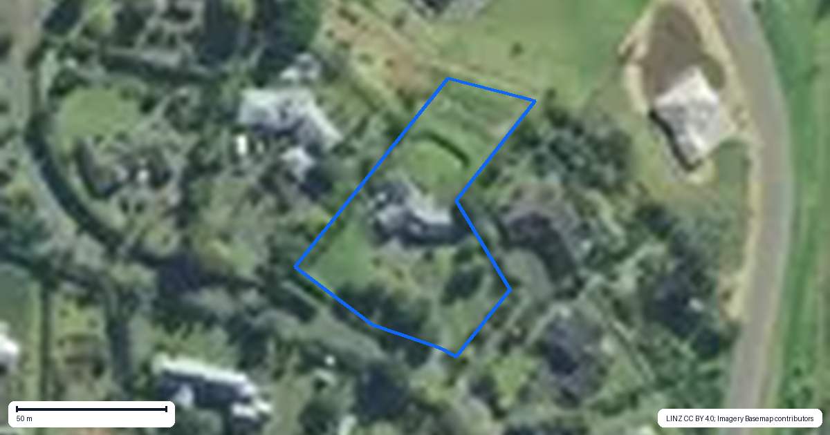 Property context map for 28 Silkwood Lane, Kerikeri