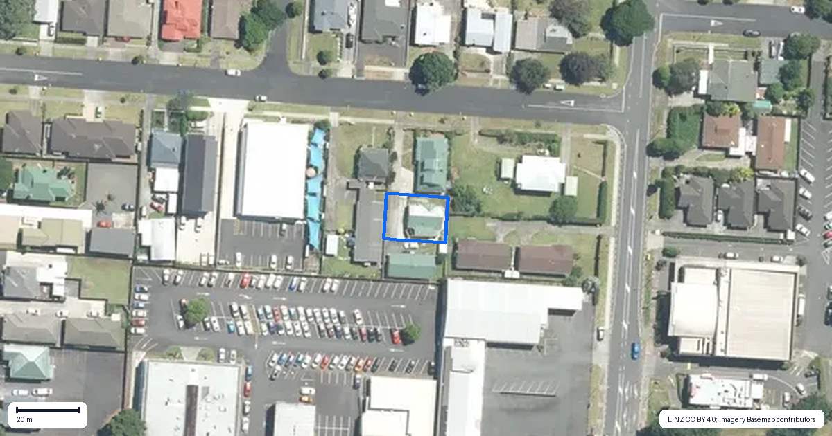 Property context map for 2A Albert Street, Pukekohe