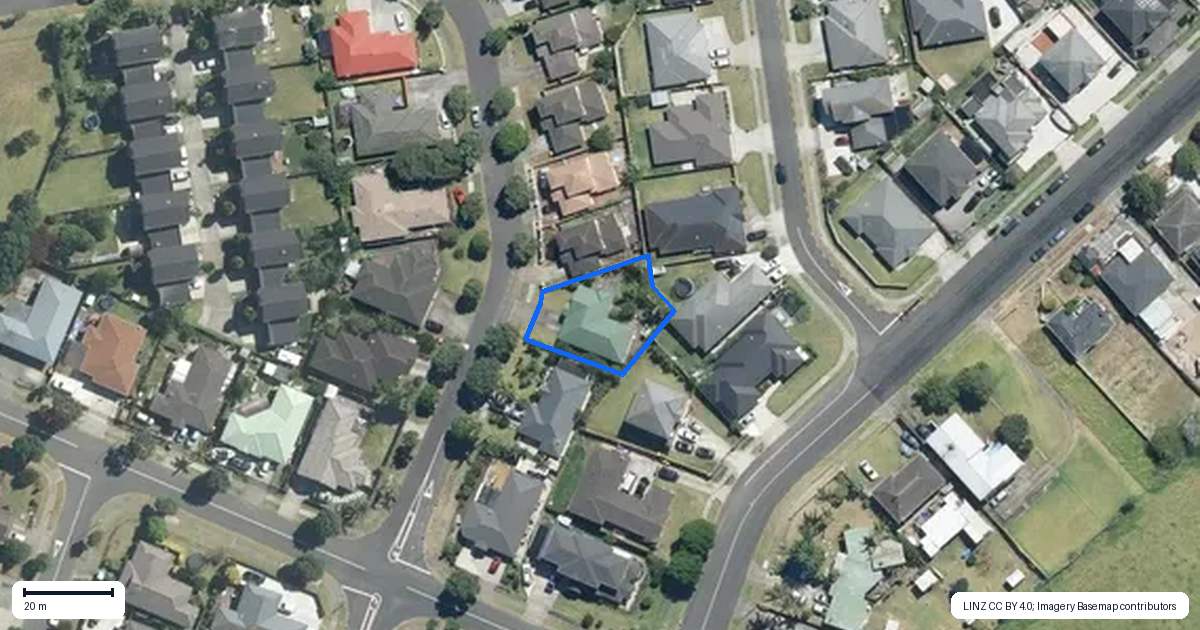 Property context map for 5 Secoia Crescent, Mangere, Auckland