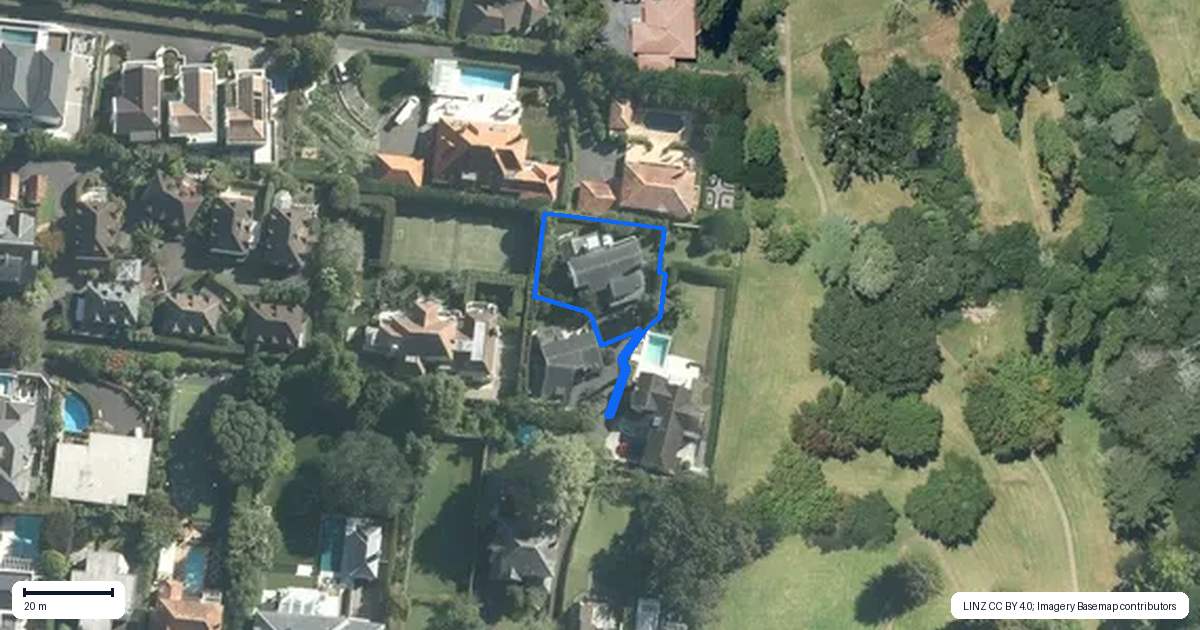 Property context map for 14 Waiata Avenue, Remuera, Auckland