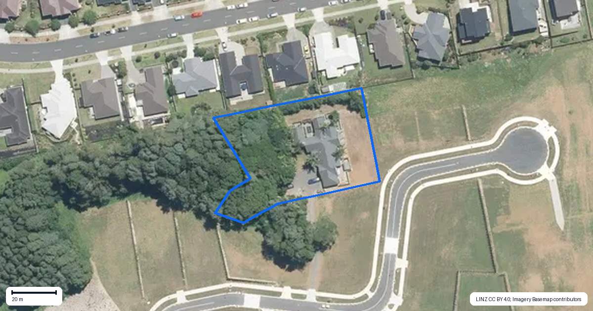 Property context map for 7 Spudman Rise, Pukekohe