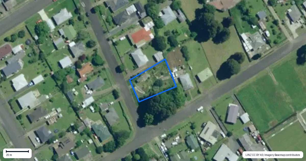 Property context map for 2 Ripi Street, Kaikohe