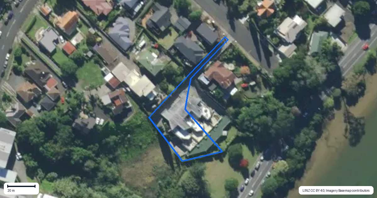 Property context map for 5/6A Pentland Road, Regent, Whangarei