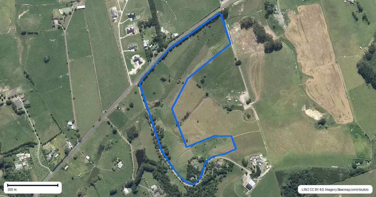 Property context map for 271 Clevedon-Kawakawa Road, Clevedon