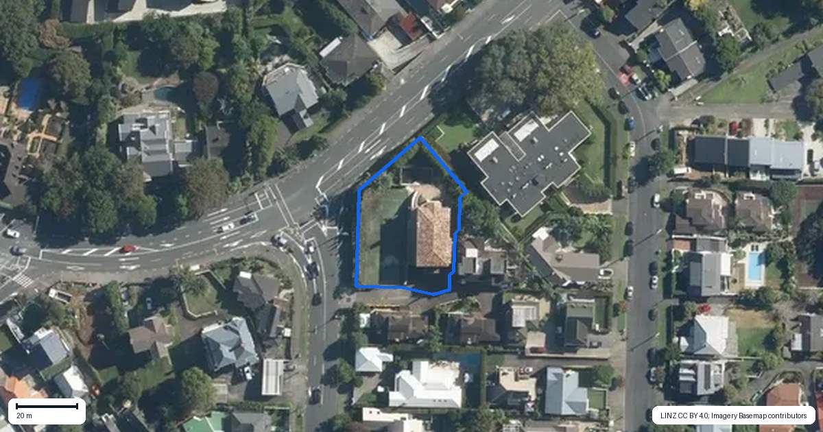 Property context map for 515 Remuera Road, Remuera, Auckland