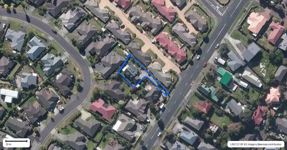 Property context map for 181A Sturges Road, Henderson, Auckland