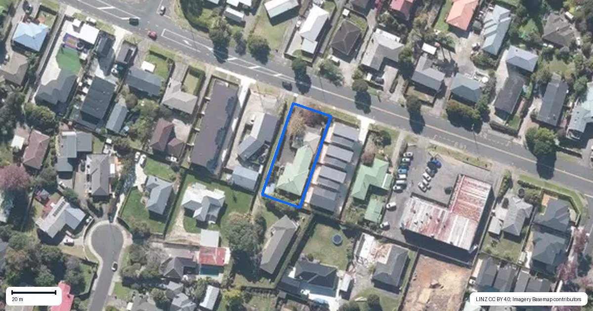 Property context map for 58 Union Road, Howick, Auckland