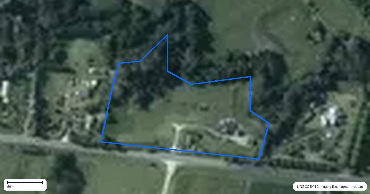 Property context map for 569 Matakana Road, Warkworth