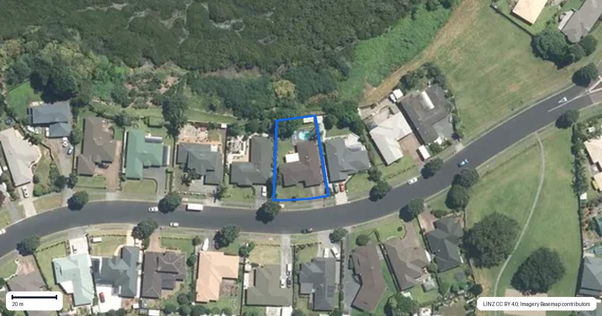 Property context map for 15 Longford Park Drive, Takanini, Auckland