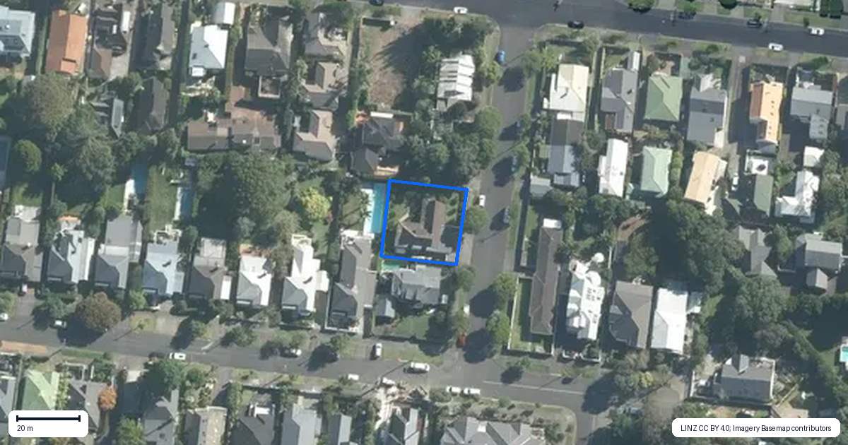 Property context map for 5 Tiki Street, Remuera, Auckland