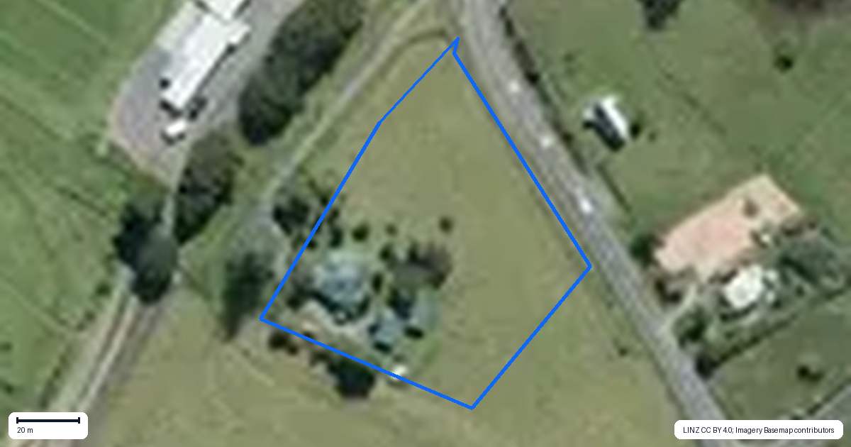 Property context map for 11 Bristow Road, Kawakawa