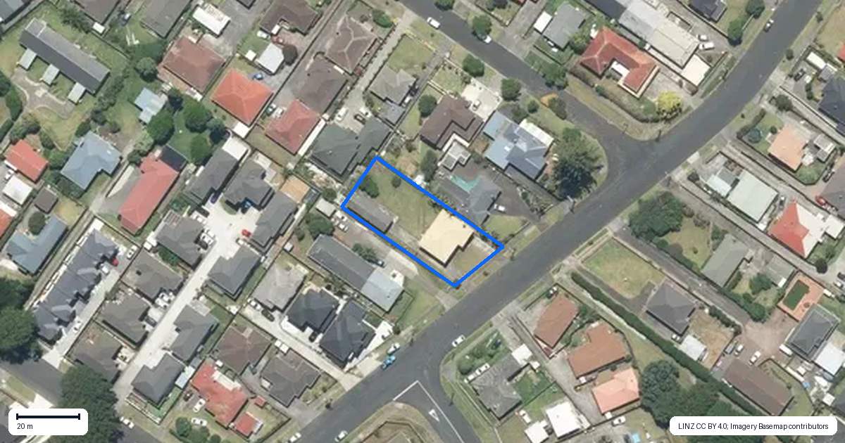 Property context map for 58 Victoria Road, Papatoetoe, Auckland