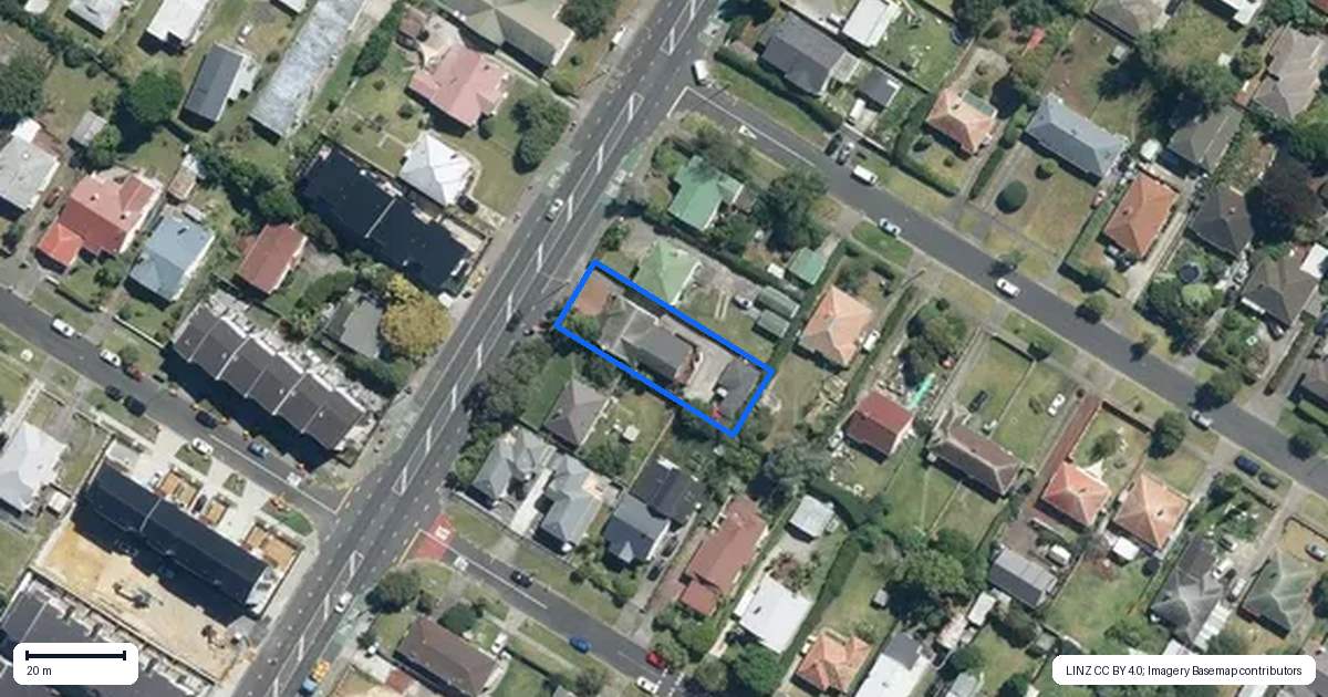 Property context map for 654 Sandringham Road, Sandringham, Auckland