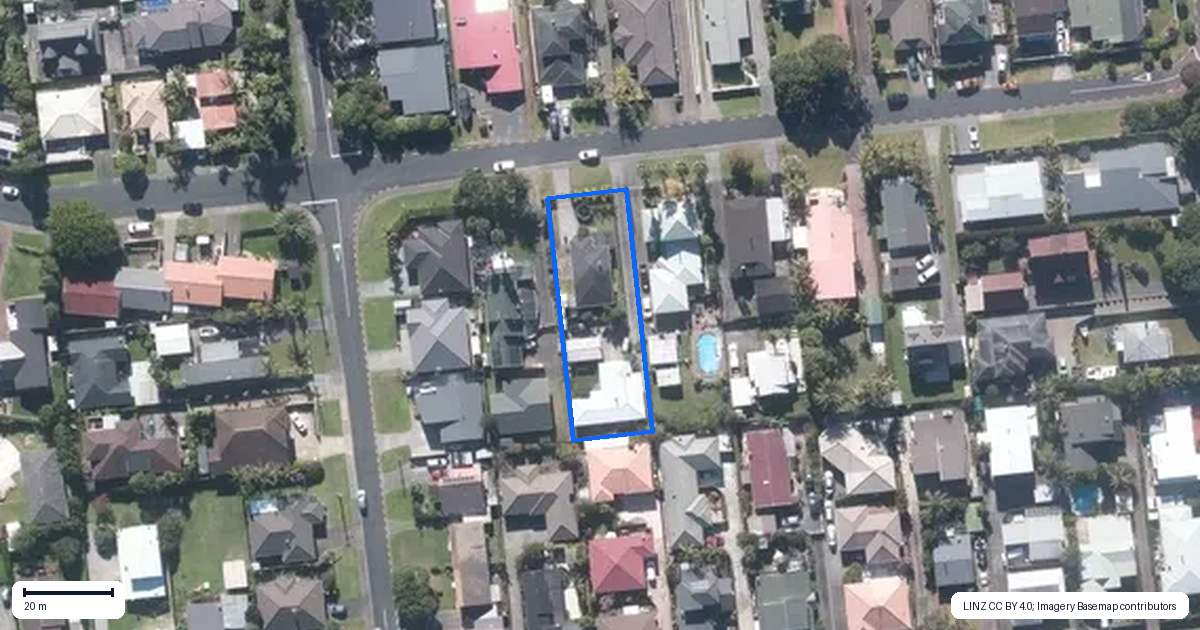 Property context map for 40 Walton Street, Red Beach, Whangaparaoa