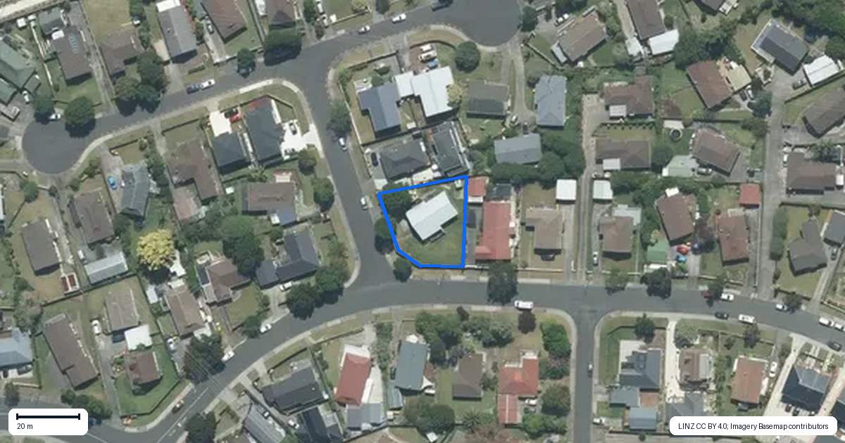 Property context map for 1 Cabello Place, Unsworth Heights, Auckland