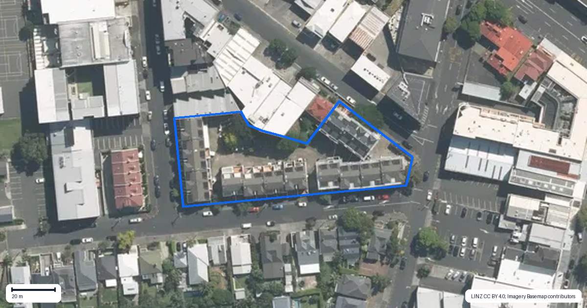 Property context map for 21 Sheehan Street, Ponsonby, Auckland
