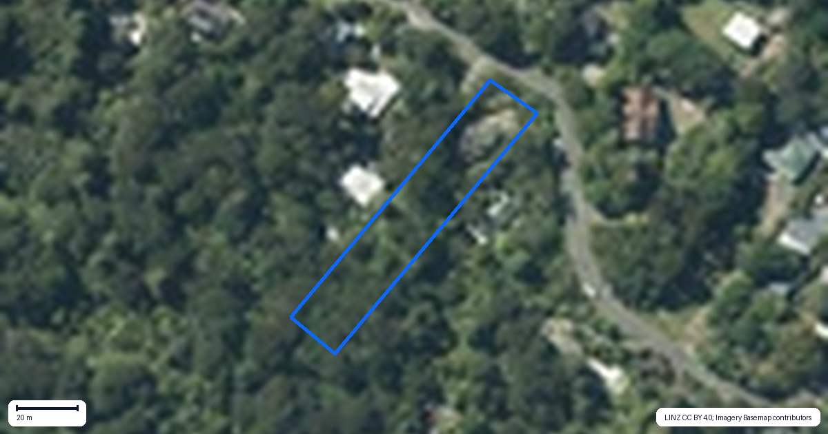 Property context map for 43 Warner Park Avenue, Laingholm, Auckland