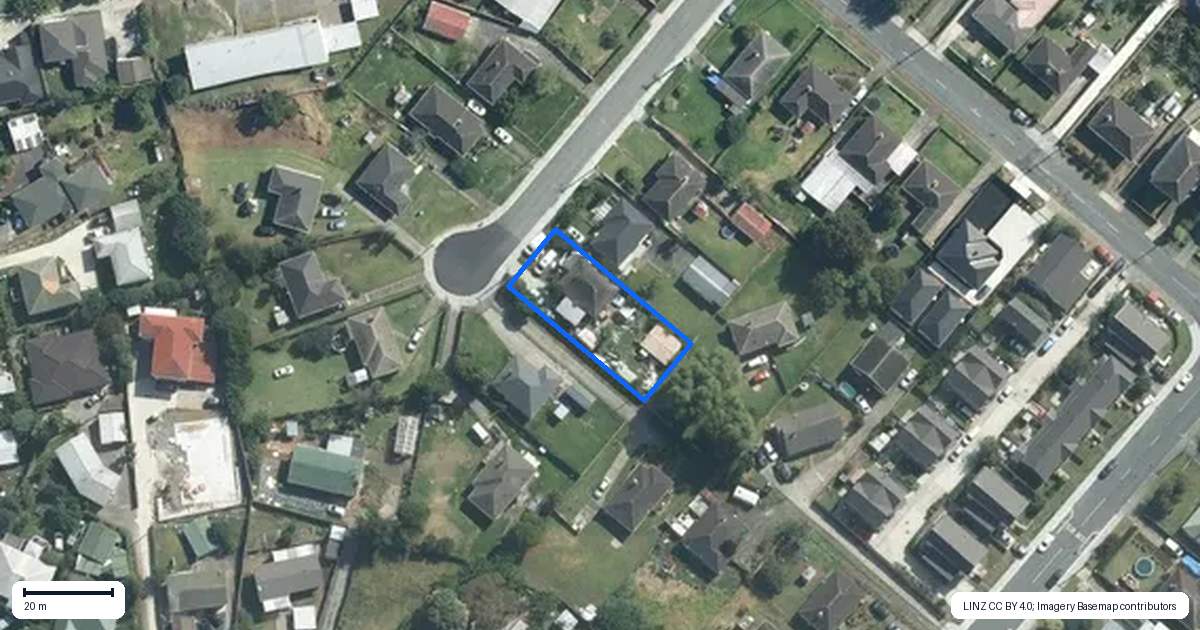 Property context map for 4 Runa Place, Mount Wellington, Auckland