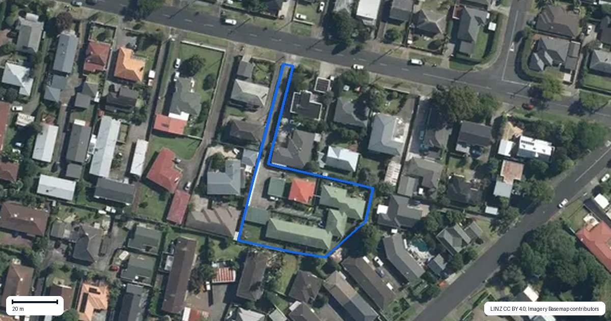 Property context map for 2/53 Kings Road, Panmure, Auckland