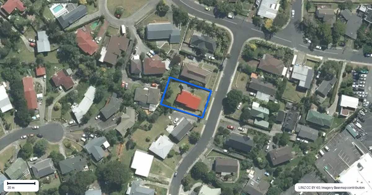 Property context map for 34 Catalina Crescent, Forrest Hill, Auckland