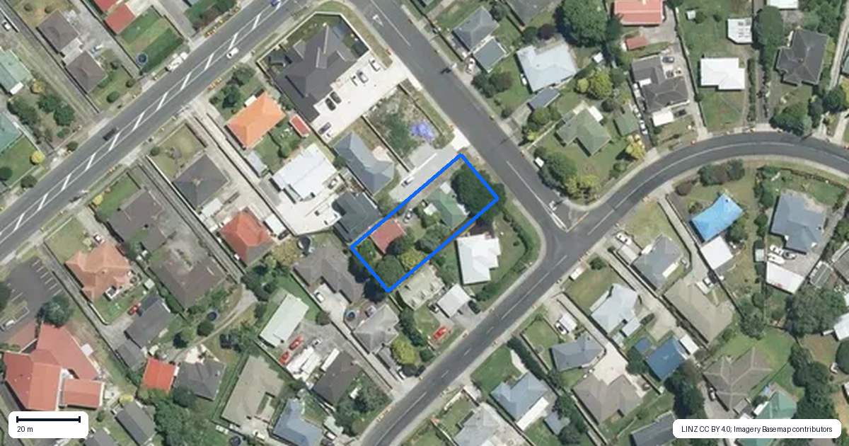 Property context map for 3 Busing Avenue, Papakura
