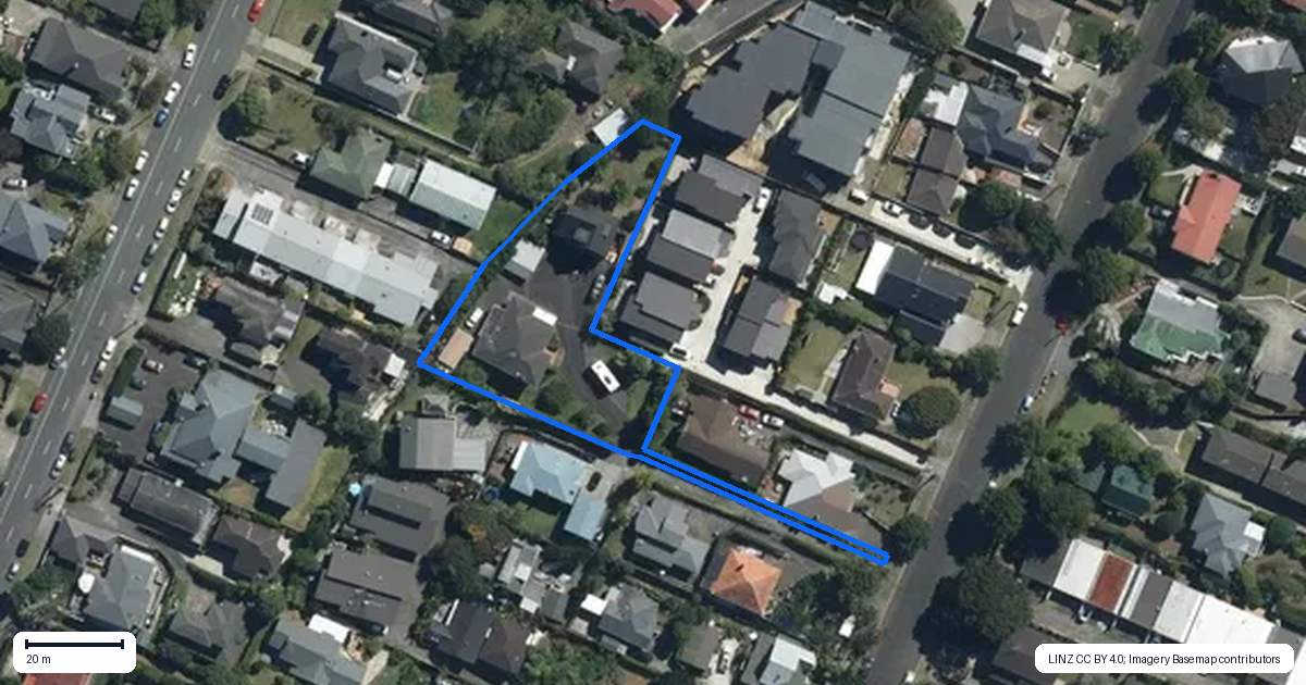 Property context map for 32A Arthur Street, Ellerslie, Auckland