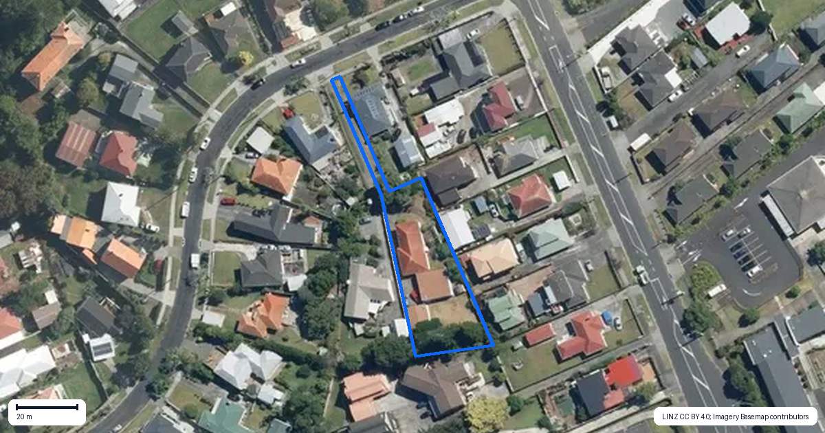 Property context map for 6 Netherton Street, New Windsor, Auckland