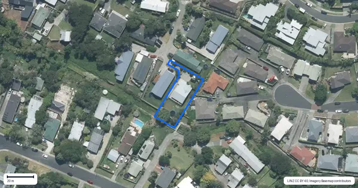 Property context map for 151 Brian Crescent, Stanmore Bay, Whangaparaoa