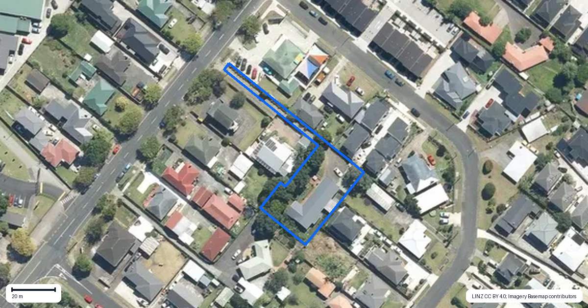Property context map for 186 Portage Road, Papatoetoe, Auckland