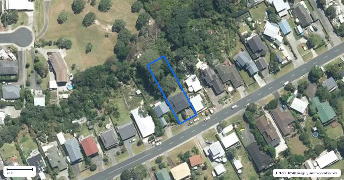 Property context map for 1438 Whangaparaoa Road, Army Bay, Whangaparaoa