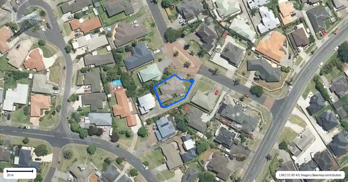 Property context map for 8 Lamia Place, The Gardens, Auckland