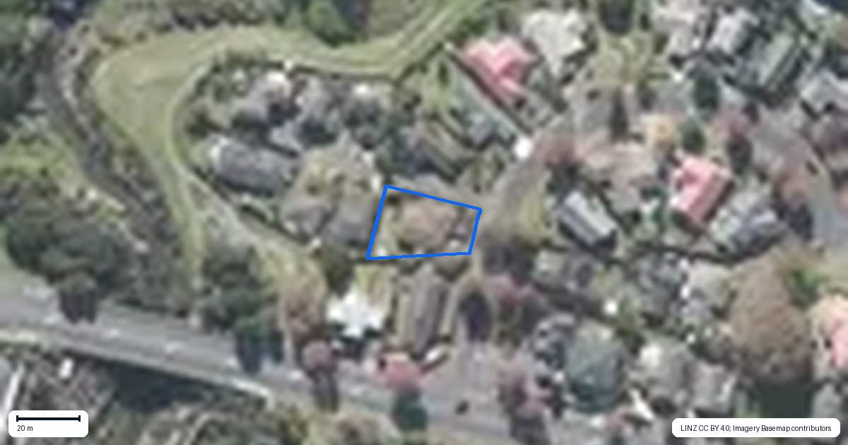 Property context map for 6 Lochend Place, Highland Park, Auckland