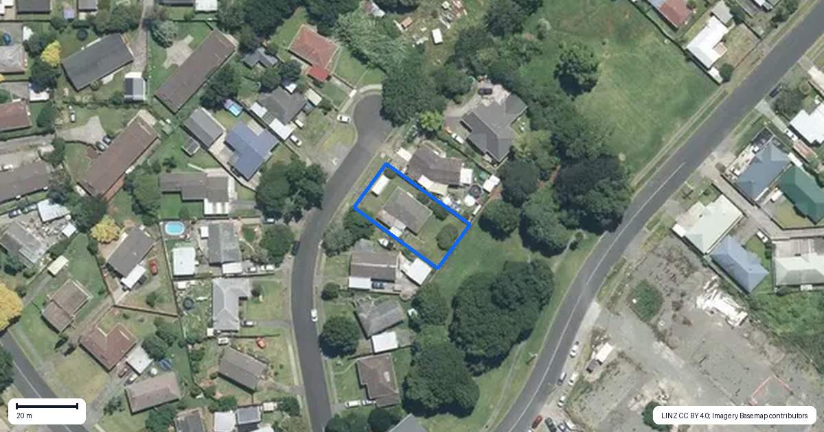 Property context map for 9 Chibnall Place, Conifer Grove, Takanini