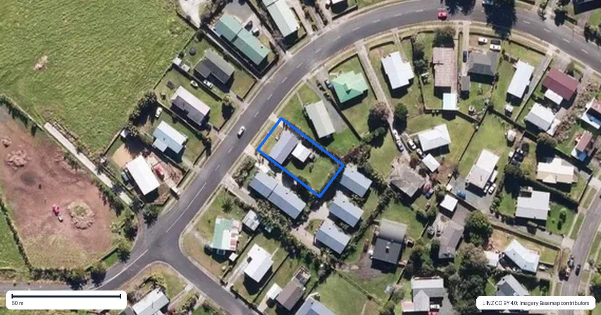 Property context map for 48 Grigg Street, Kaitaia