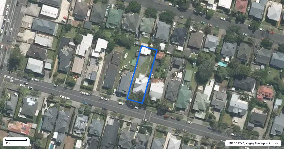 Property context map for 8 Dexter Avenue, Mount Eden, Auckland