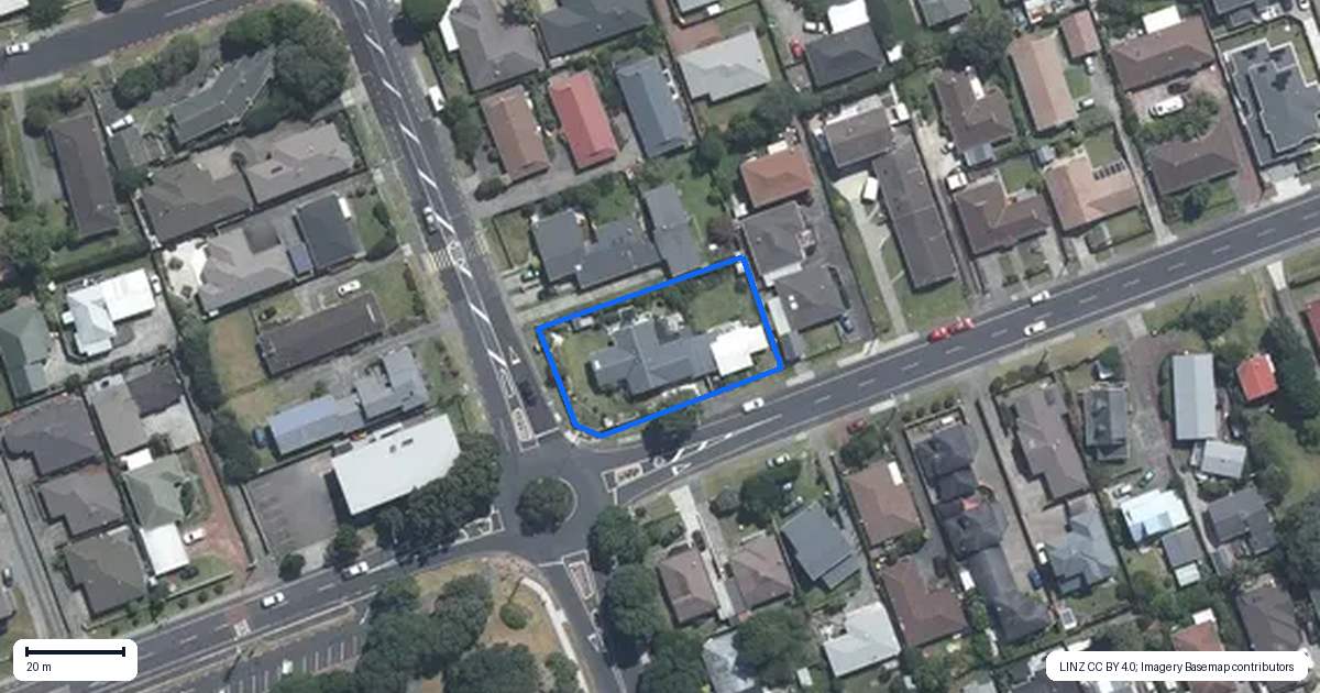 Property context map for 25A Riverside Road, Orewa