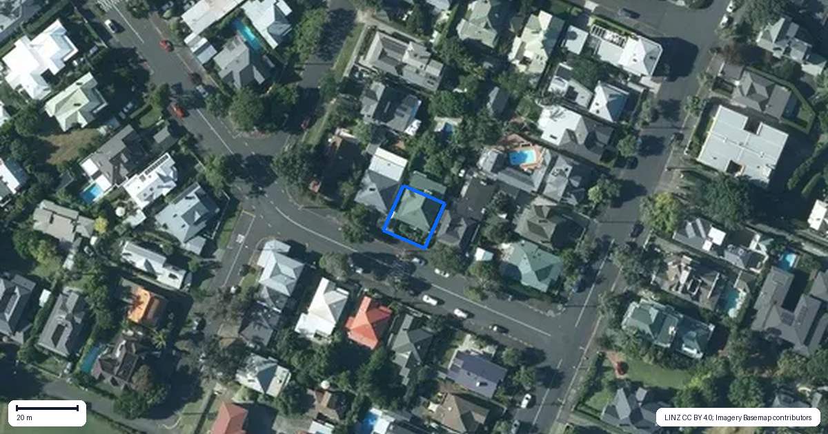 Property context map for 4 Tainui Road, Devonport, Auckland