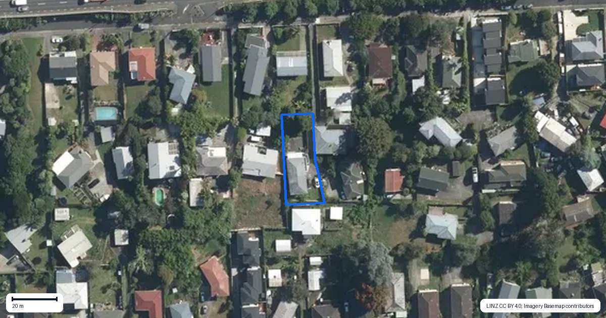 Property context map for 61C Tiverton Road, Avondale, Auckland